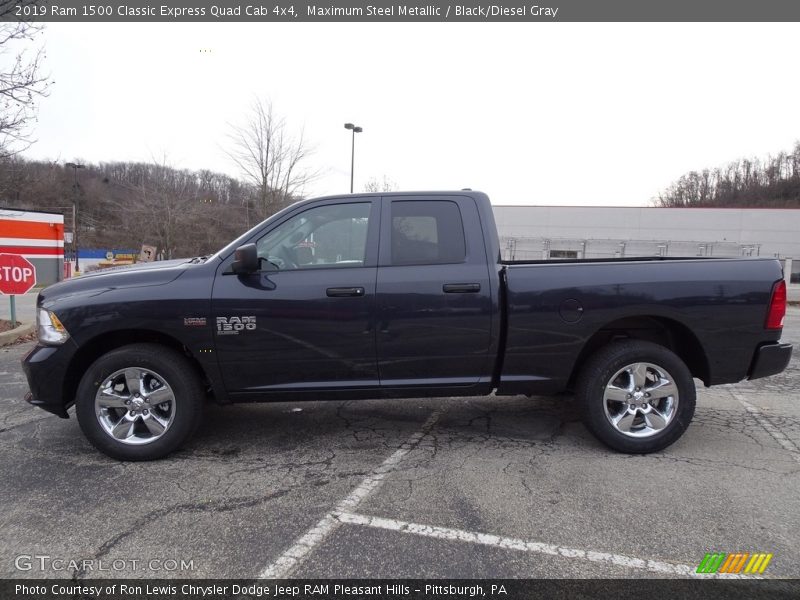 Maximum Steel Metallic / Black/Diesel Gray 2019 Ram 1500 Classic Express Quad Cab 4x4