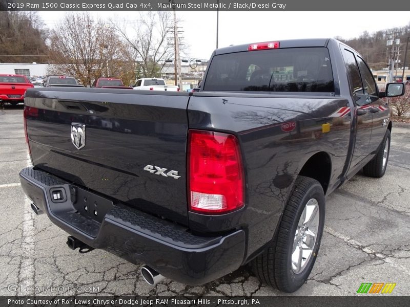 Maximum Steel Metallic / Black/Diesel Gray 2019 Ram 1500 Classic Express Quad Cab 4x4