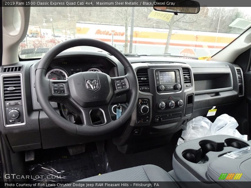 Maximum Steel Metallic / Black/Diesel Gray 2019 Ram 1500 Classic Express Quad Cab 4x4