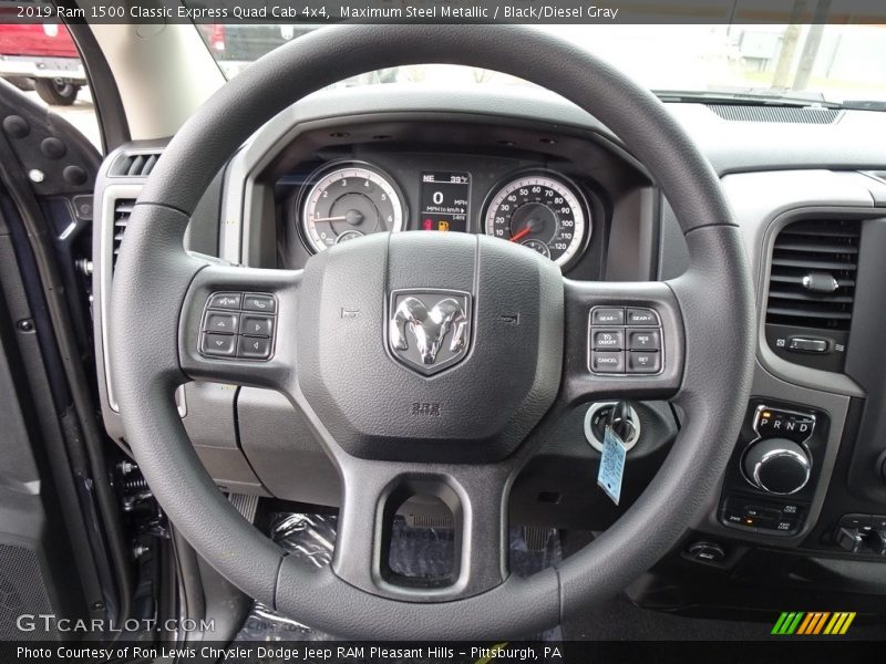 Maximum Steel Metallic / Black/Diesel Gray 2019 Ram 1500 Classic Express Quad Cab 4x4