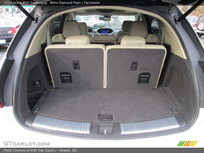 White Diamond Pearl / Parchment 2014 Acura MDX Technology