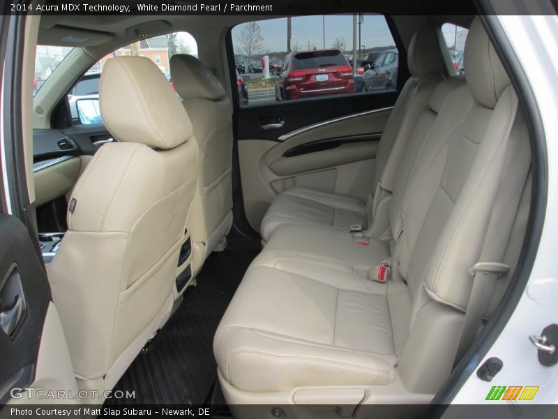 White Diamond Pearl / Parchment 2014 Acura MDX Technology