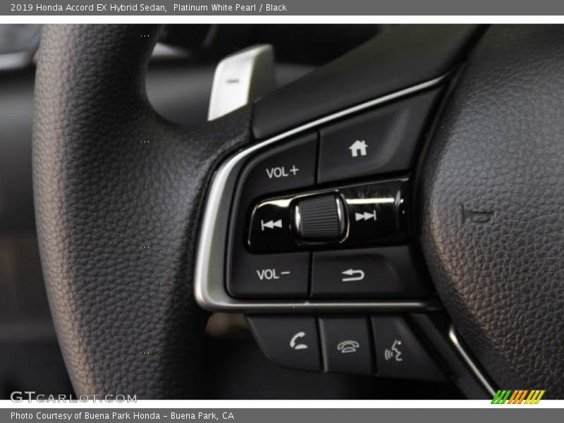 Controls of 2019 Accord EX Hybrid Sedan