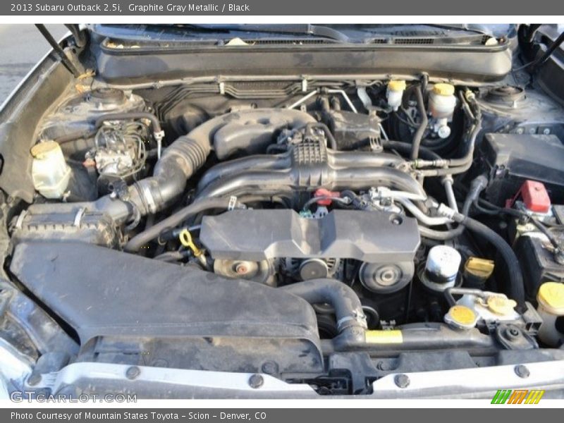 Graphite Gray Metallic / Black 2013 Subaru Outback 2.5i