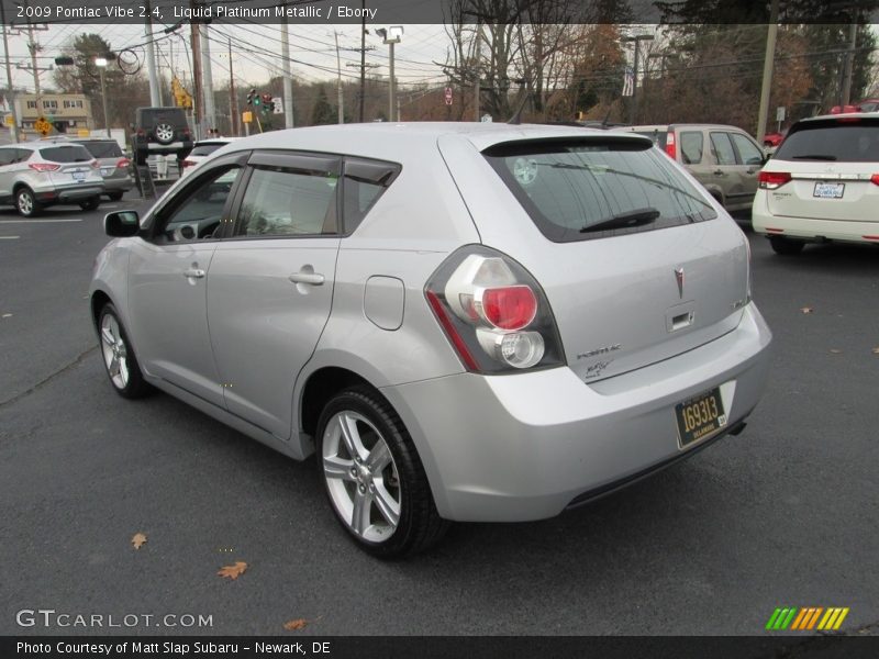 Liquid Platinum Metallic / Ebony 2009 Pontiac Vibe 2.4