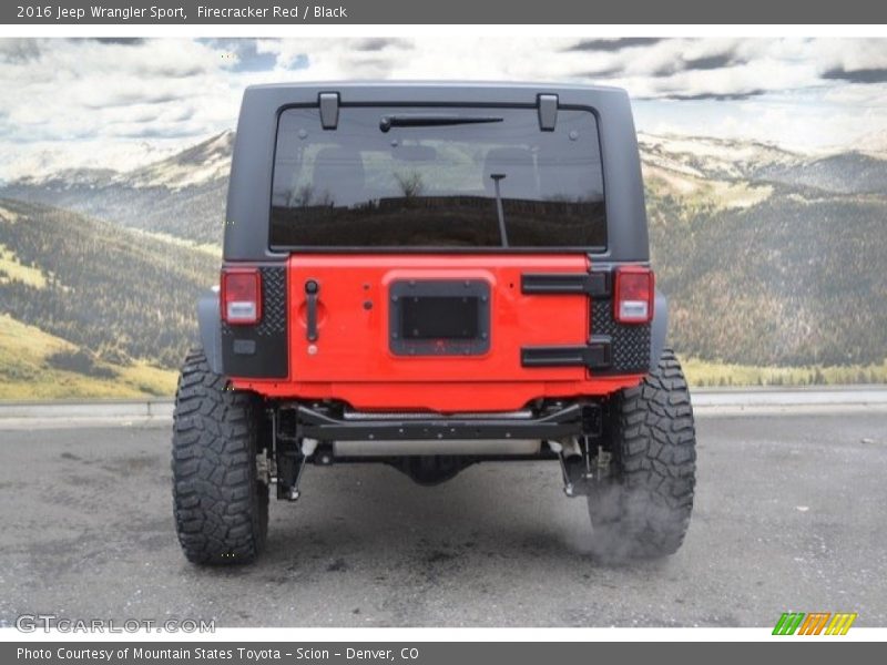 Firecracker Red / Black 2016 Jeep Wrangler Sport