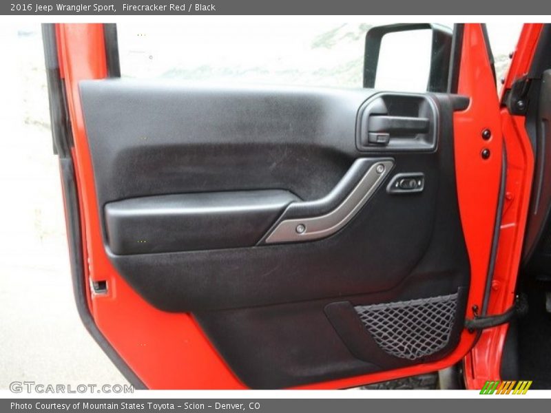 Firecracker Red / Black 2016 Jeep Wrangler Sport