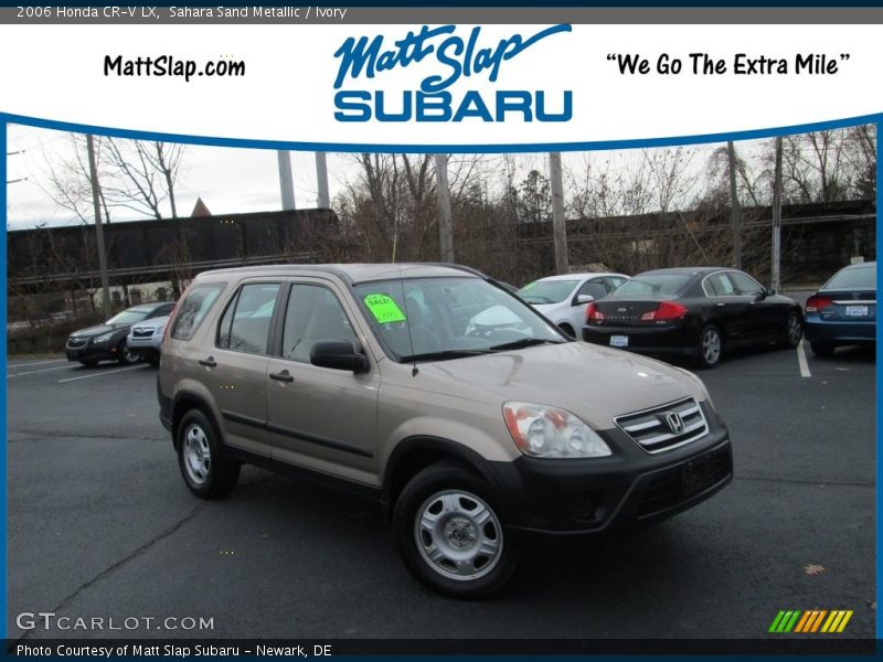 Sahara Sand Metallic / Ivory 2006 Honda CR-V LX