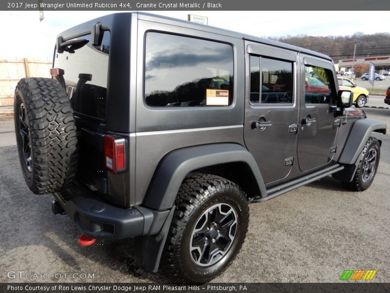 Granite Crystal Metallic / Black 2017 Jeep Wrangler Unlimited Rubicon 4x4