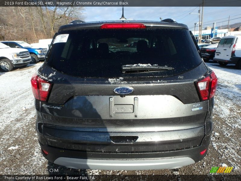 Magnetic / Chromite Gray/Charcoal Black 2019 Ford Escape SEL 4WD