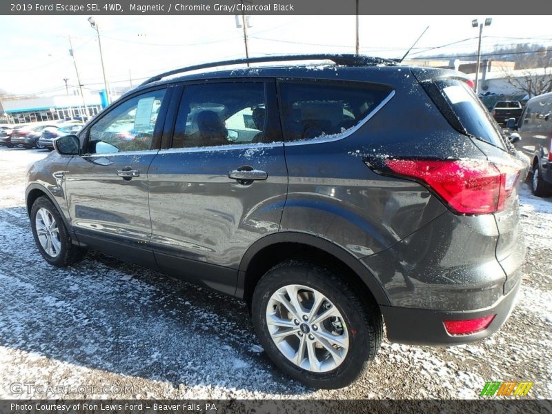 Magnetic / Chromite Gray/Charcoal Black 2019 Ford Escape SEL 4WD