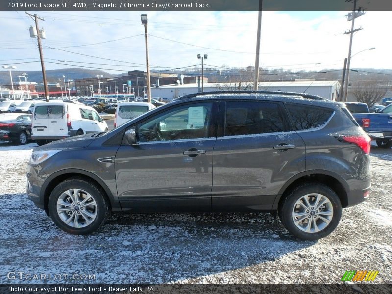 Magnetic / Chromite Gray/Charcoal Black 2019 Ford Escape SEL 4WD