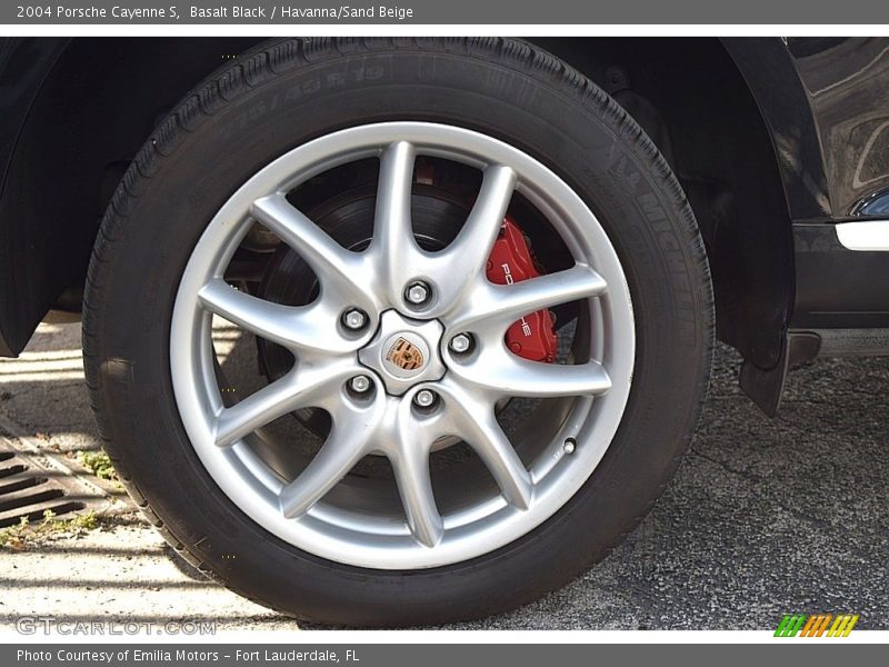 Basalt Black / Havanna/Sand Beige 2004 Porsche Cayenne S