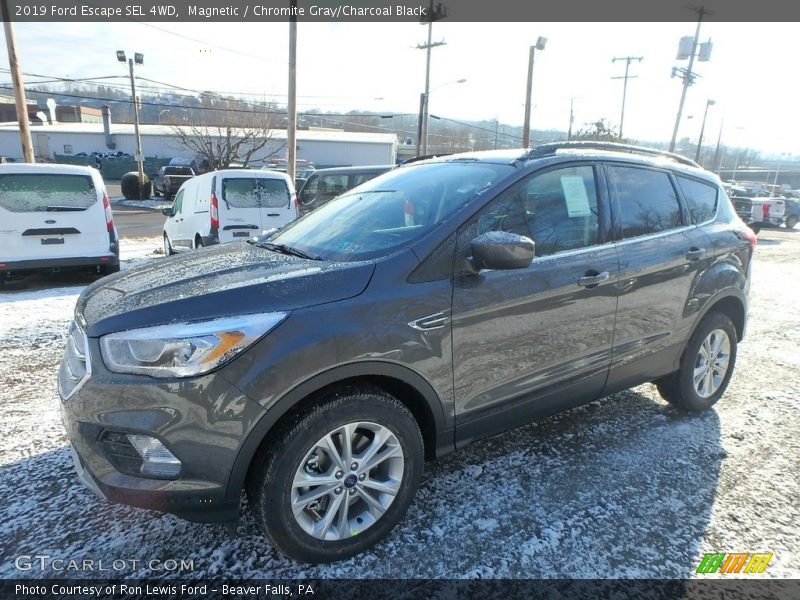 Magnetic / Chromite Gray/Charcoal Black 2019 Ford Escape SEL 4WD