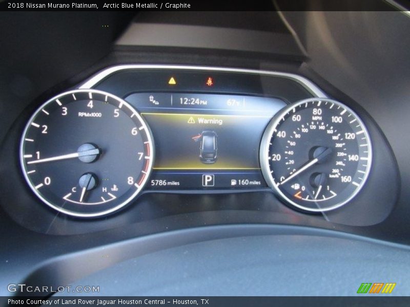  2018 Murano Platinum Platinum Gauges