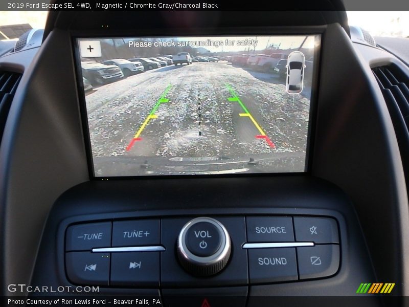 Magnetic / Chromite Gray/Charcoal Black 2019 Ford Escape SEL 4WD