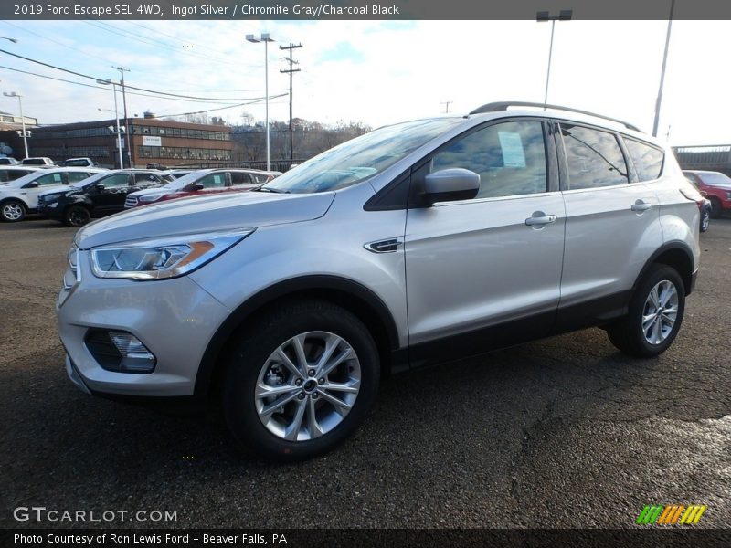 Ingot Silver / Chromite Gray/Charcoal Black 2019 Ford Escape SEL 4WD
