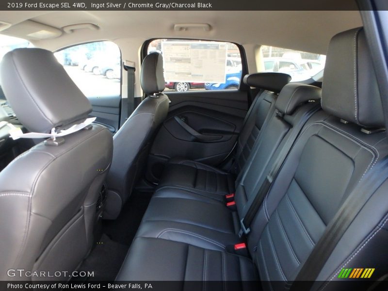 Ingot Silver / Chromite Gray/Charcoal Black 2019 Ford Escape SEL 4WD