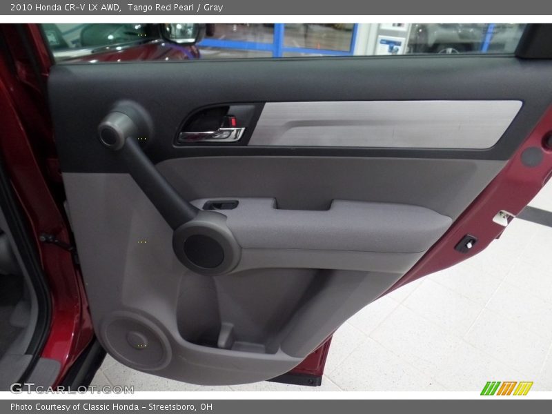 Tango Red Pearl / Gray 2010 Honda CR-V LX AWD