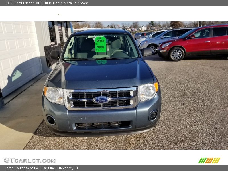 Blue Flame Metallic / Stone 2012 Ford Escape XLS