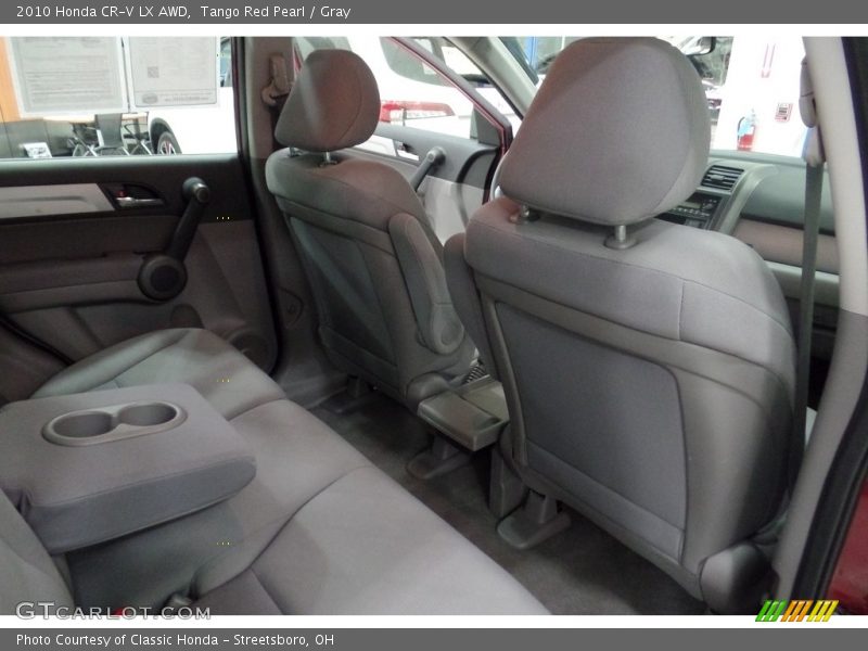 Tango Red Pearl / Gray 2010 Honda CR-V LX AWD