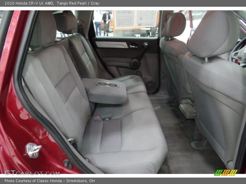 Tango Red Pearl / Gray 2010 Honda CR-V LX AWD