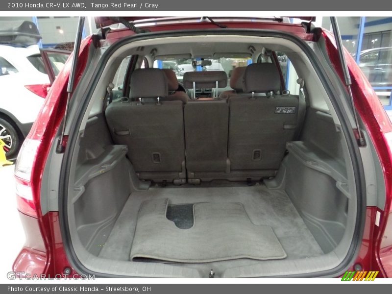 Tango Red Pearl / Gray 2010 Honda CR-V LX AWD