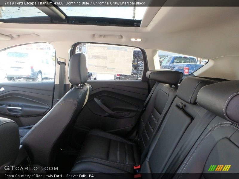 Lightning Blue / Chromite Gray/Charcoal Black 2019 Ford Escape Titanium 4WD