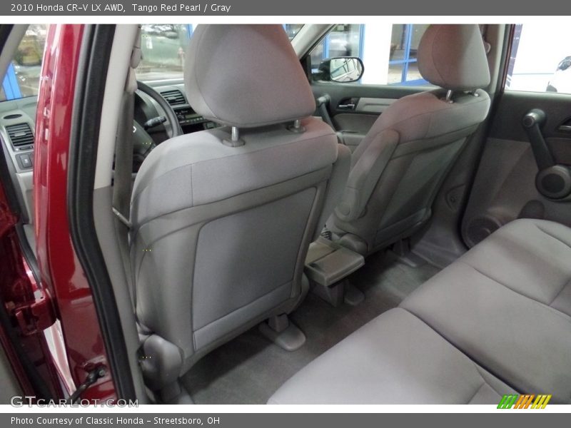 Tango Red Pearl / Gray 2010 Honda CR-V LX AWD