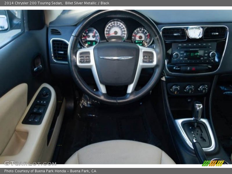 Billet Silver Metallic / Black 2014 Chrysler 200 Touring Sedan