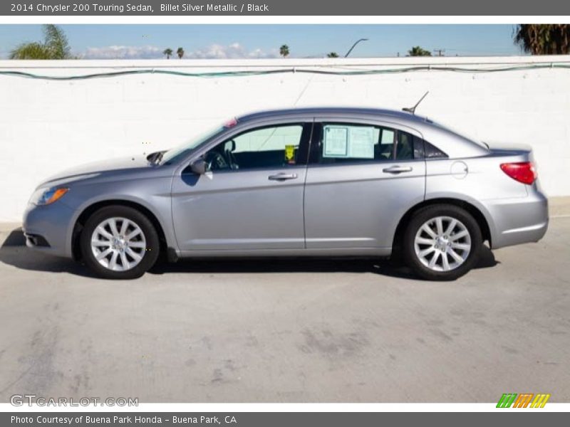 Billet Silver Metallic / Black 2014 Chrysler 200 Touring Sedan