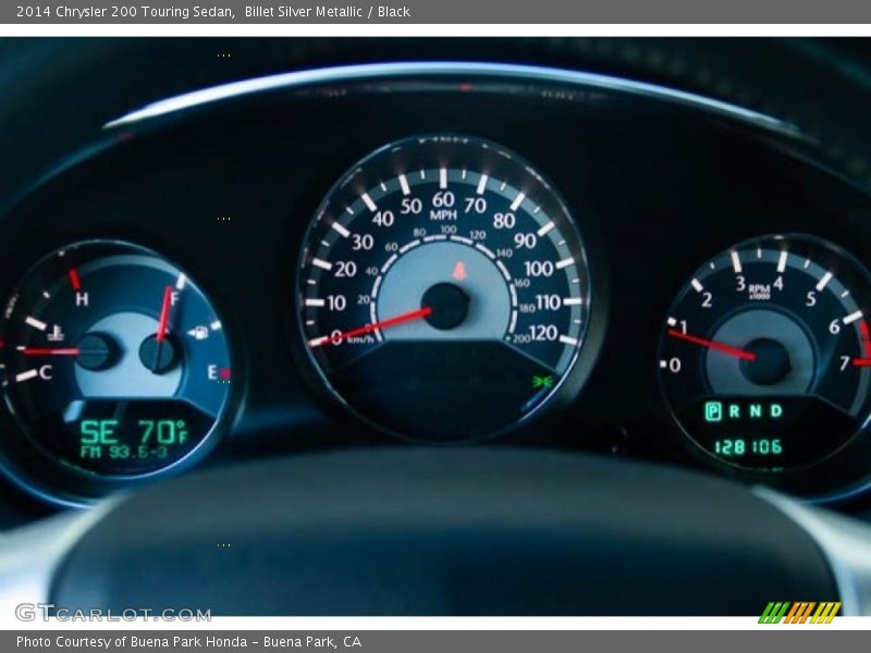 Billet Silver Metallic / Black 2014 Chrysler 200 Touring Sedan
