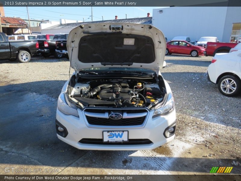 Satin White Pearl / Ivory 2013 Subaru Impreza 2.0i Sport Premium 5 Door