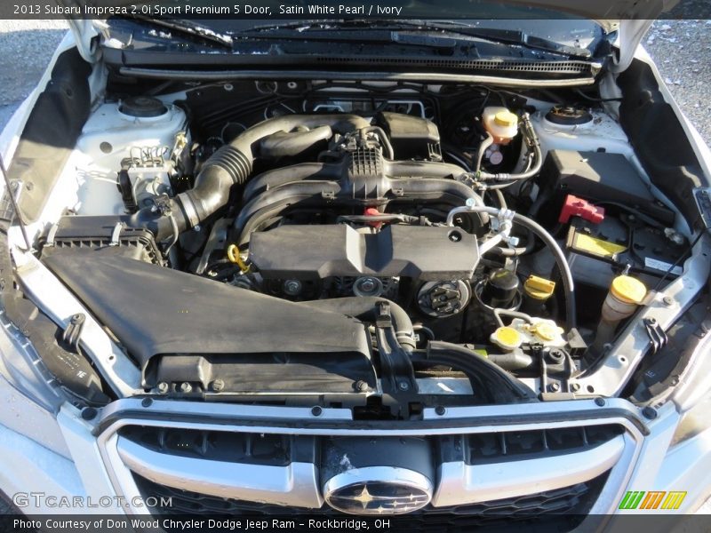 Satin White Pearl / Ivory 2013 Subaru Impreza 2.0i Sport Premium 5 Door