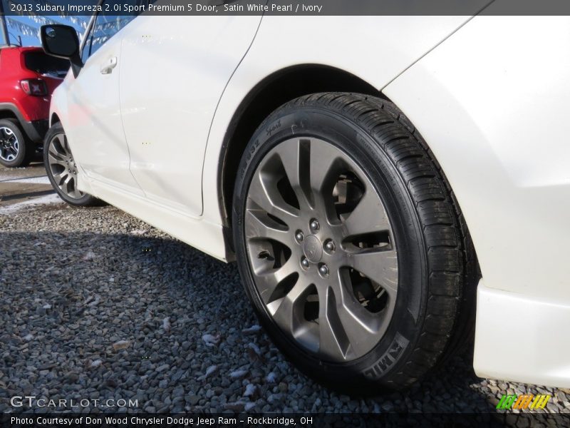 Satin White Pearl / Ivory 2013 Subaru Impreza 2.0i Sport Premium 5 Door