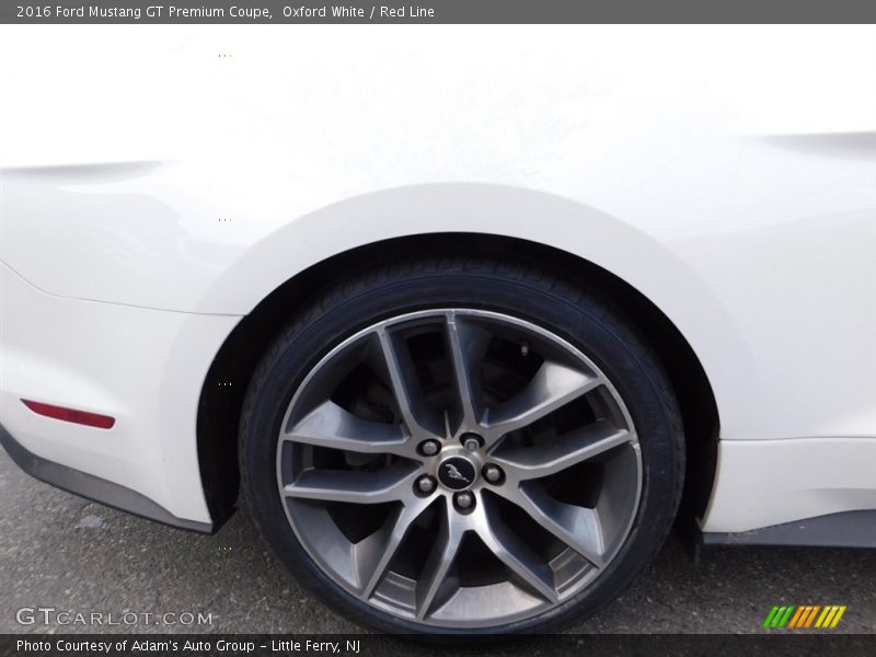 Oxford White / Red Line 2016 Ford Mustang GT Premium Coupe