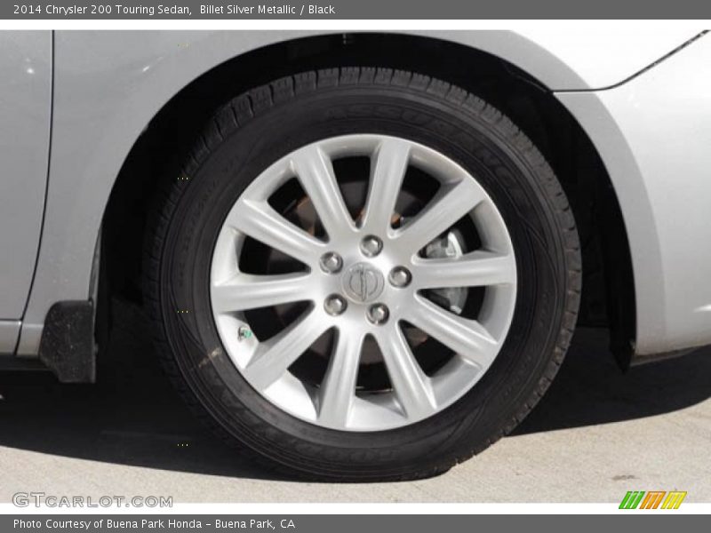 Billet Silver Metallic / Black 2014 Chrysler 200 Touring Sedan