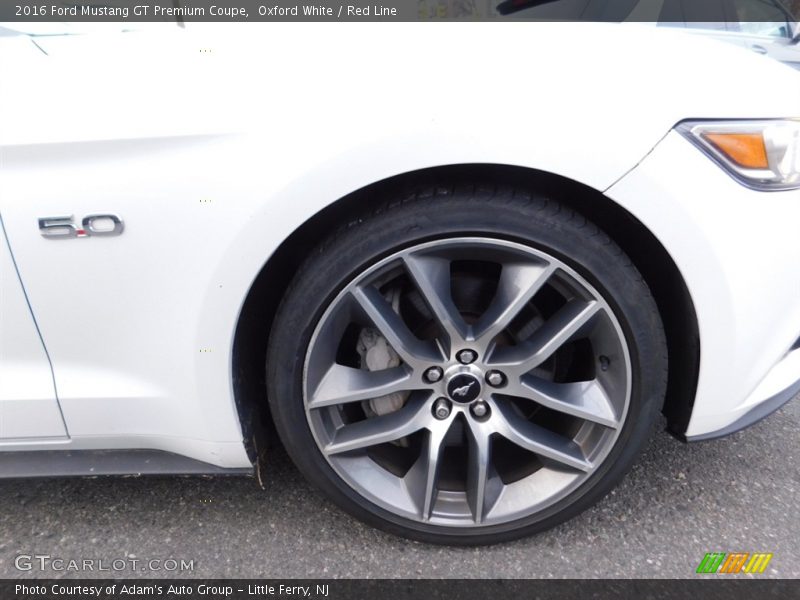 Oxford White / Red Line 2016 Ford Mustang GT Premium Coupe