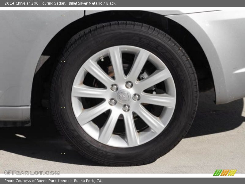 Billet Silver Metallic / Black 2014 Chrysler 200 Touring Sedan
