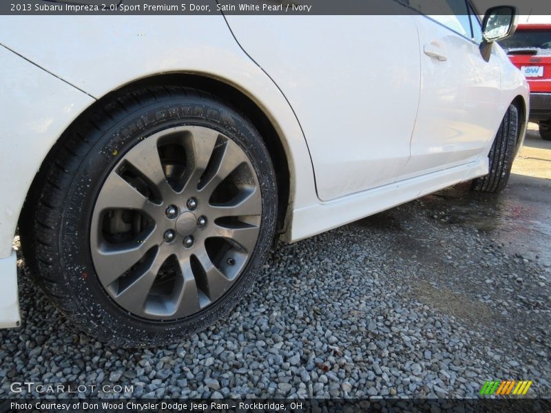 Satin White Pearl / Ivory 2013 Subaru Impreza 2.0i Sport Premium 5 Door