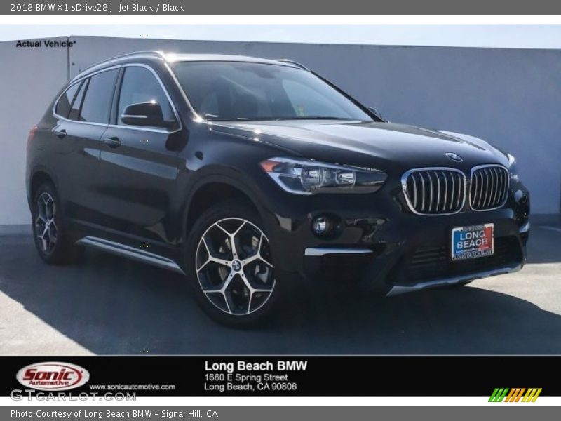 Jet Black / Black 2018 BMW X1 sDrive28i