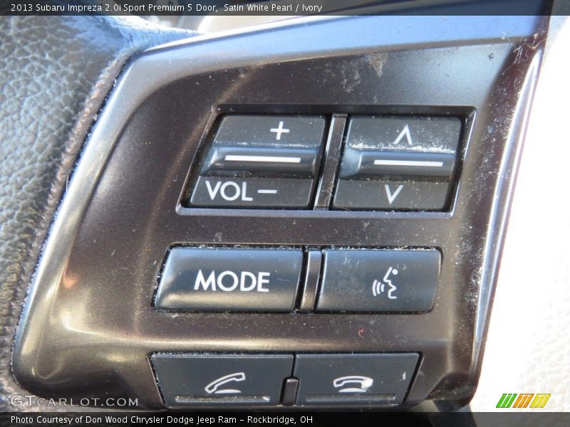 Satin White Pearl / Ivory 2013 Subaru Impreza 2.0i Sport Premium 5 Door