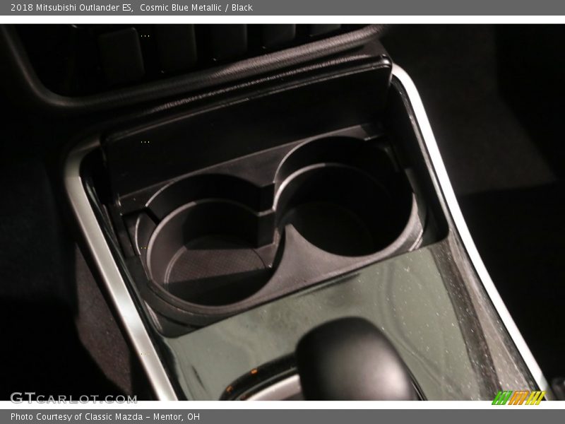 Cosmic Blue Metallic / Black 2018 Mitsubishi Outlander ES