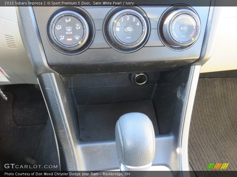 Satin White Pearl / Ivory 2013 Subaru Impreza 2.0i Sport Premium 5 Door