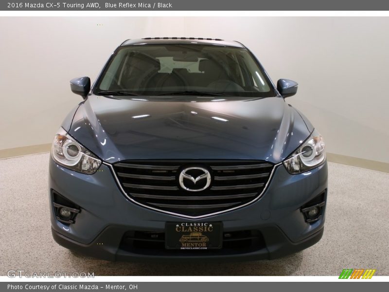 Blue Reflex Mica / Black 2016 Mazda CX-5 Touring AWD