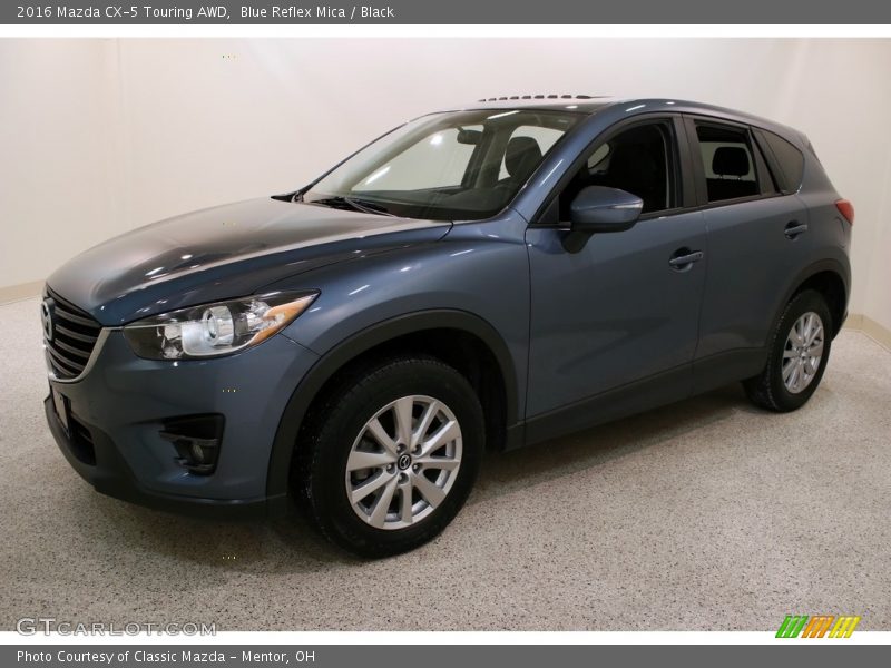 Blue Reflex Mica / Black 2016 Mazda CX-5 Touring AWD