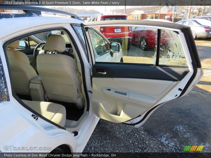 Satin White Pearl / Ivory 2013 Subaru Impreza 2.0i Sport Premium 5 Door