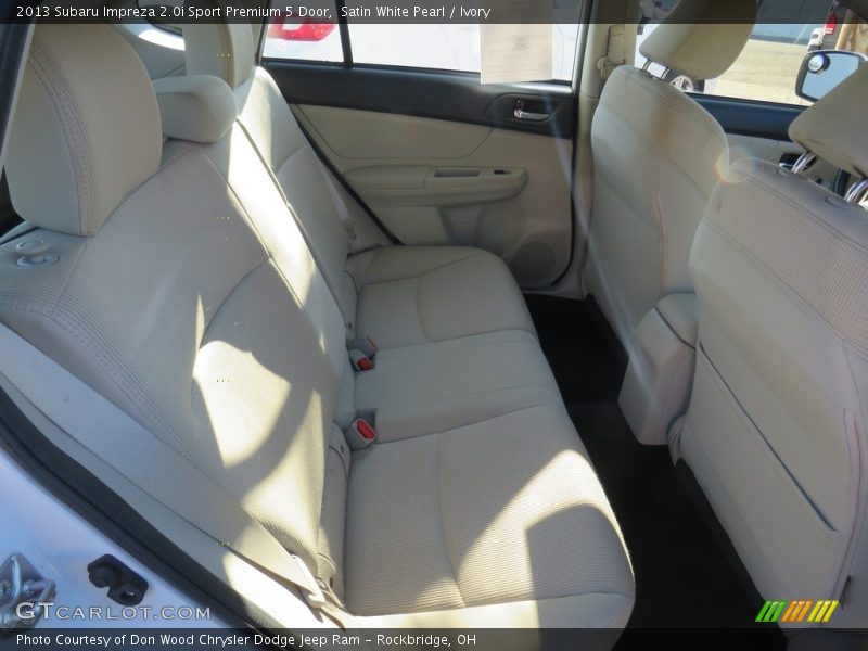 Satin White Pearl / Ivory 2013 Subaru Impreza 2.0i Sport Premium 5 Door