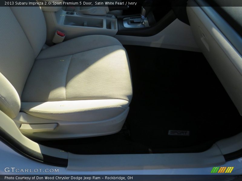 Satin White Pearl / Ivory 2013 Subaru Impreza 2.0i Sport Premium 5 Door
