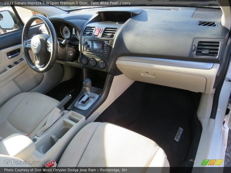 Satin White Pearl / Ivory 2013 Subaru Impreza 2.0i Sport Premium 5 Door